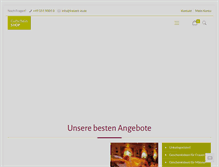 Tablet Screenshot of gutscheinshop-goettingen.de